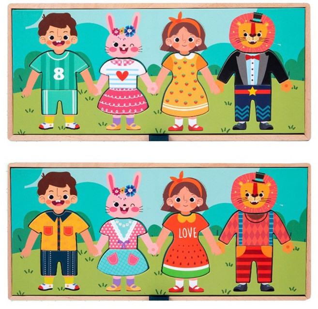 마크라쏭 2in1 빨래 널고 옷 입히기 눈 손 협응 시지각 교구 작업치료 인지치료 놀이치료 언어치료 활동, 1개