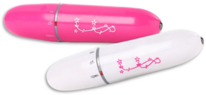 HPT07 스틱형 미니 소형 휴대용 눈 마사지기 두피 목 안마기 포터블 진동기 안구마사지 지압건, 화이트