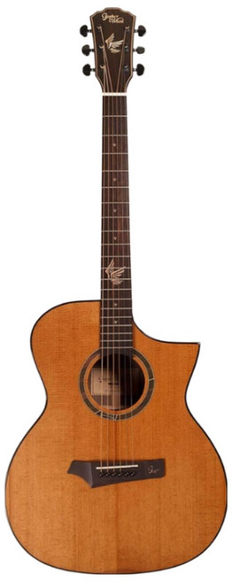 [완벽풀패키지] 고퍼우드 어쿠스틱기타 i320RCE GA바디 EQ장착 컷어웨이 탑솔리드, 단품, 단품, 1개