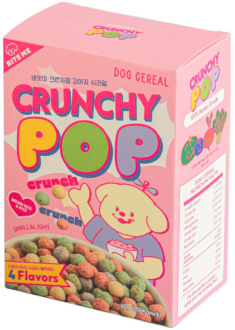 바잇미 크런치팝 시리얼 (알러지프리/저칼로리), 40g, 1개, 쌀