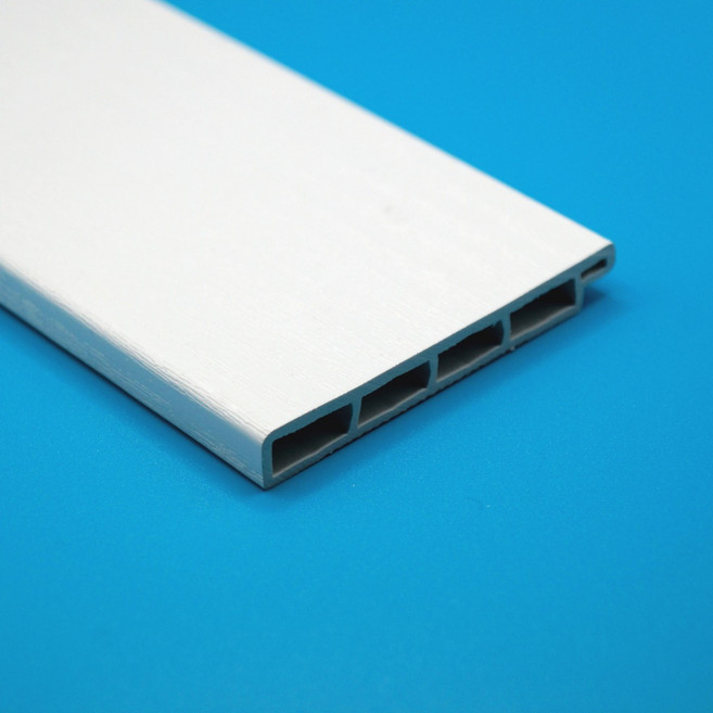 PVC 걸레받이몰딩 70mm 크림화이트 (길이 2.4미터), 1개