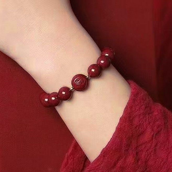 sambuever 12지신 띠별 특AAA급 경면주사 팔찌 소원성취 액막이 행운 부적 팔찌 금전운 재물운 좋은기운 자금사 액운막이 비휴 주사 염주 팔찌 +_사은품