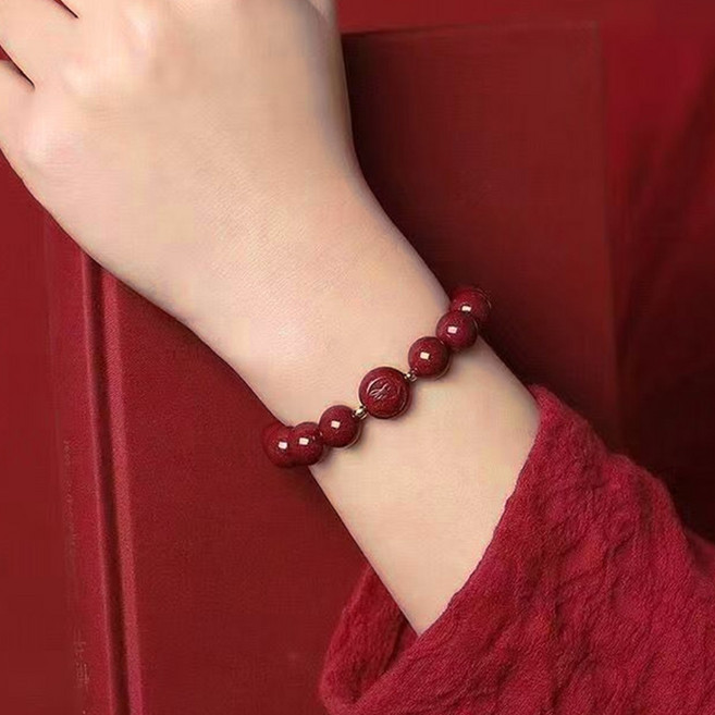 sambuever 12지신 띠별 특AAA급 경면주사 팔찌 소원성취 액막이 행운 부적 팔찌 금전운 재물운 좋은기운 자금사 액운막이 비휴 주사 염주 팔찌 +_사은품