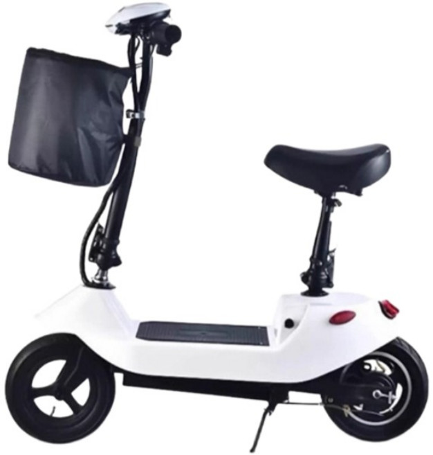 코코킥 접이식 전동킥보드 전기 휴대용 앉아서타는 초경량 여성 배달 출퇴근 대리 성인, 1개, 큐티핑크, a.10인치_12a24v_납산배터리