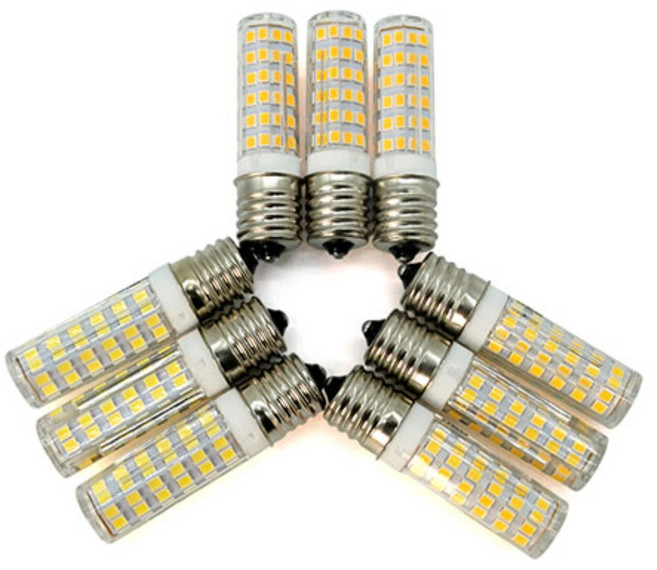 LED G9 램프 콘램프 콘전구 4W 콘벌브 E14 E17 미니 꼬마 전구, 1개, E17BASE, 주백색