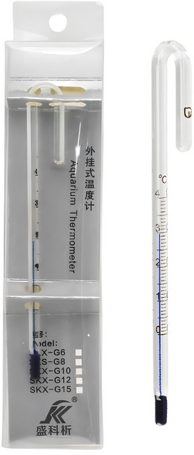 미미네아쿠아 어항전용 걸이식 온도계 (15mm), 1개