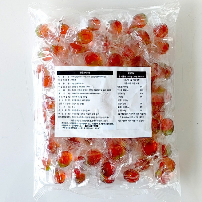 까먹는 젤리 수박 맛, 1개, 1kg