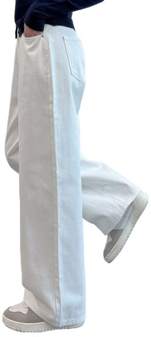 쏘옷 여성용 롱맥시 오버핏 와이드 코튼 팬츠 4color