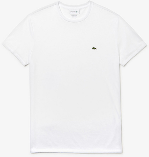 라코스테 라운드 반팔티 TH6709 001 화이트
