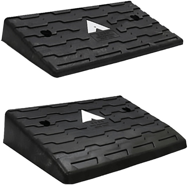 세이프티업 2사이즈 경사로진입판 설치앙카포함, 검정, 1개