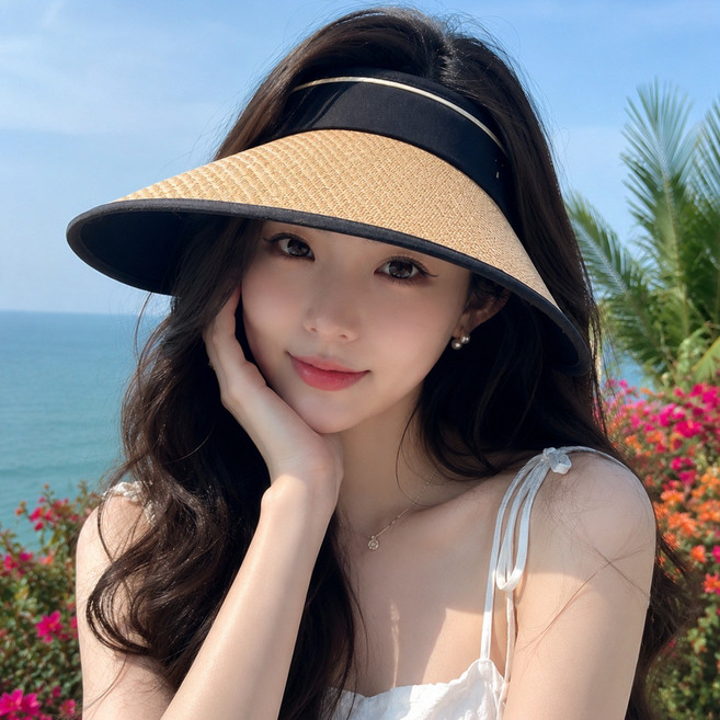 해가림 여성 UV차단 와이드 썬캡 자외선차단 모자