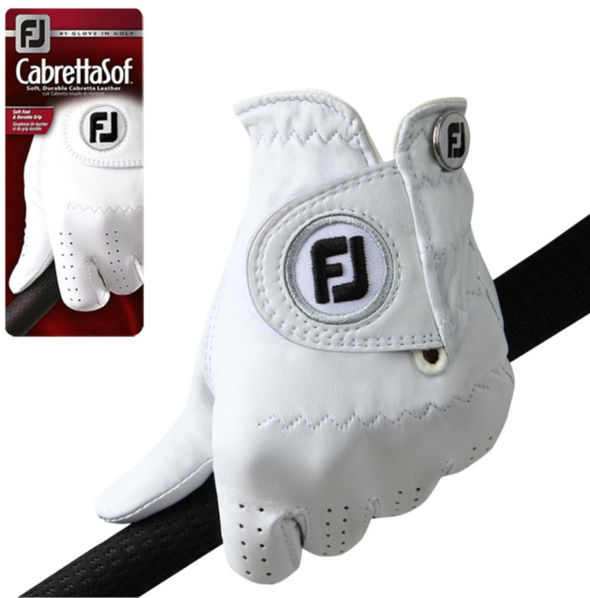[아쿠쉬네트코리아정품]풋조이 카브레타소프 여성 양손 프리미엄 양피 골프장갑, 단품, 1개