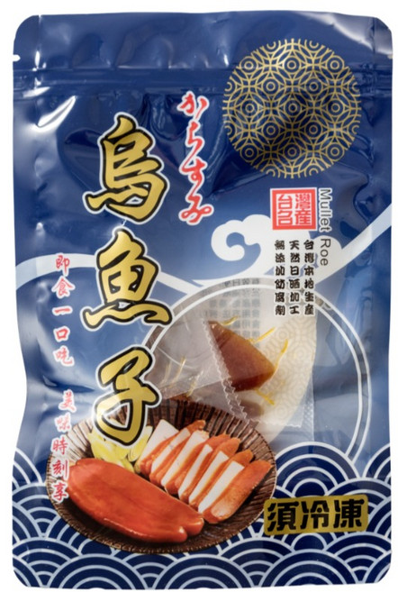 頂級烏魚子 濃郁香氣 厚切 分享袋裝, 75g, 1套
