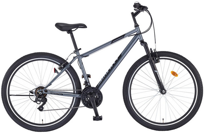 2025 스마트 리얼텍27.5SF 21단 서스펜션 포크 산악 MTB 자전거, 1개, 170cm, 무광블랙