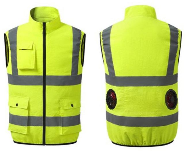 FROZY 냉감 쿨링팬 에어컨 조끼 바람막이