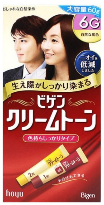 동아제약 비겐 크림톤 염색약(새치전용) 염모제, 자연갈색6G, 2개