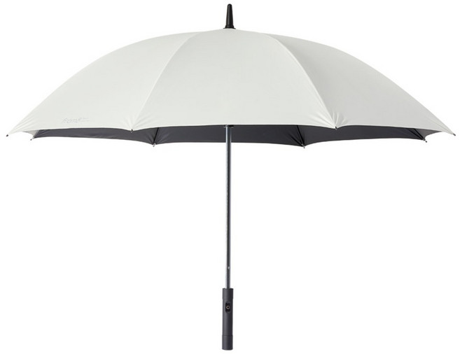 프롬비 이글루 UV차단 선풍기우산 27인치 골프형 FE246, 크림, 1개