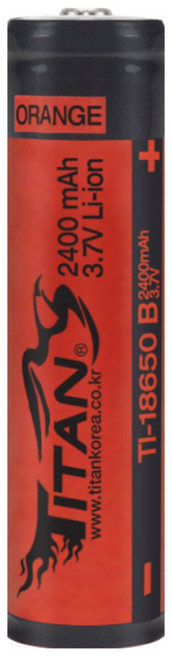 타이탄코리아 충전지 18650충전지 26650충전지 헤드랜턴 후레쉬 랜턴 충전지, 선택17(오렌지), 1개