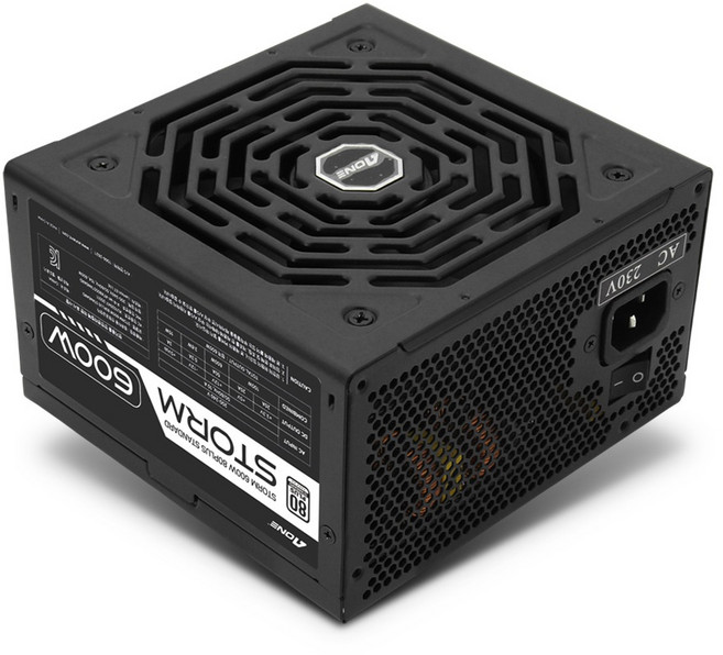 AONE 스톰 600W 80PLUS 스탠다드 블랙 PC 파워서플라이 컴퓨터 전원, STORM 600W 80+ STANDARD
