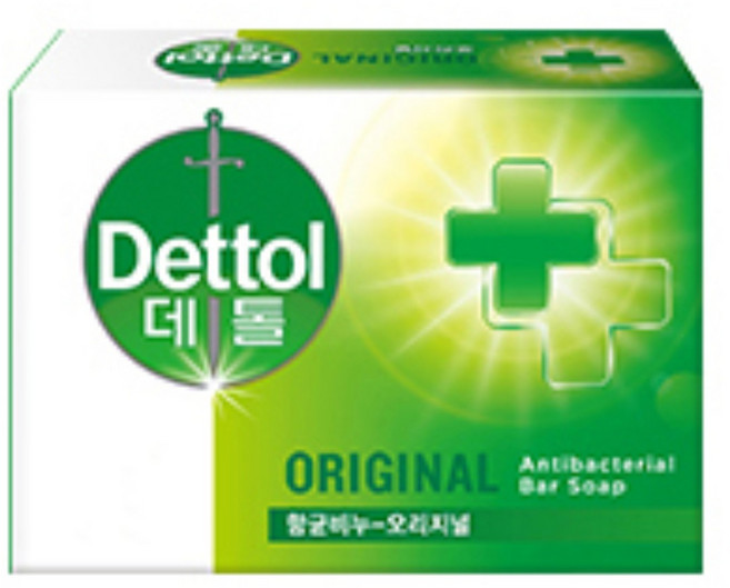 데톨 향균 비누 오리지널 상쾌한 향, 100g, 24개입