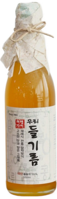 의령장터 우리들기름 350m 국산 햇 들깨100% 40년 전통방앗간, 1개, 350ml
