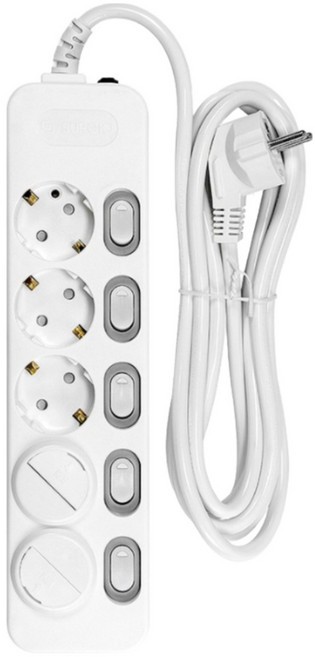 대신이앤엘 5구개별 1.5m/3m/5m/10m 안전커버 개당 증정, 3m, 1개