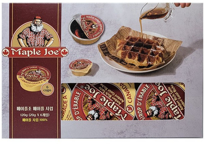 메이플조 메이플 시럽 6p, 120g, 1개