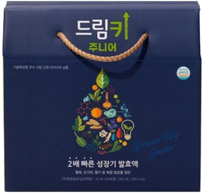 드림키 주니어 1박스 청소년 성장기 발효액(당일출고), 25ml, 1개