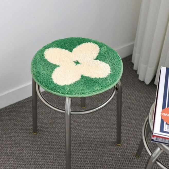 케이트가든 자체제작 원형 발매트 미니 러그 방석 집들이선물