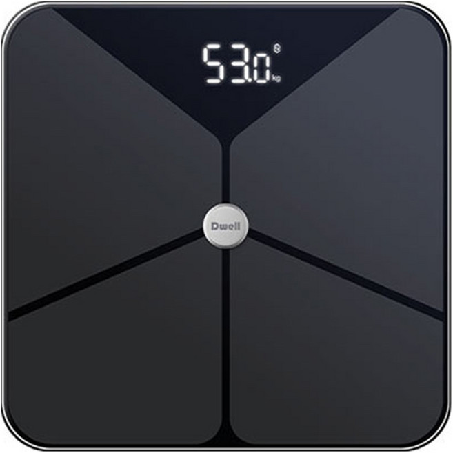 디웰ITO 스마트 체지방 체중계, CITO-1022, 블랙