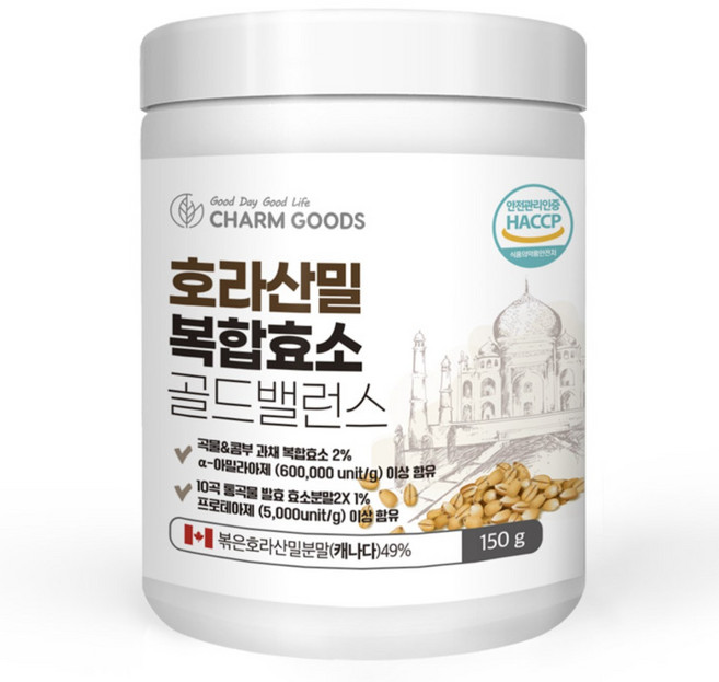참굿즈 골드 카뮤트 호라산밀 카무드 효소 3통 총 450g, 1박스