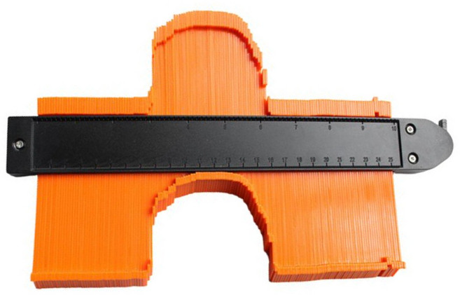 tinduo 윤곽 게이지 형틀 게이지 형특측정자 25cm, 1개