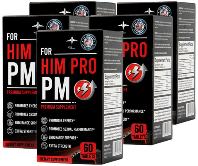 [미국 본사 직배송] 테스토스테론 FDA GMP 인증 시설제조 미국 트레이너 추천 힘프로PM, 5개, 60정