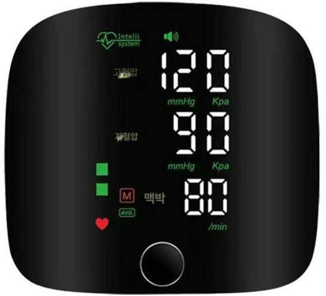 혈압 걱정 많은 부모님께 버튼 하나로 쓰는 똑똑한 건강 시계 착용형혈압측정시계 손목혈압계 전자혈압계 혈압측정기, 1개, 중국어 업그레이드 품질 심박수 측정 포함