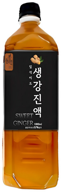 봉동 생강진액 생강청 생강농축액 생강차 원액 엑기스, 1L, 1개입, 1개