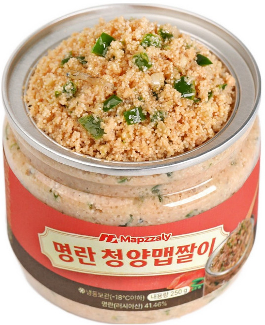 셰프애찬 비리지않고 고소한 맛이 가득 명란 청양 맵짤이, 2개, 250g