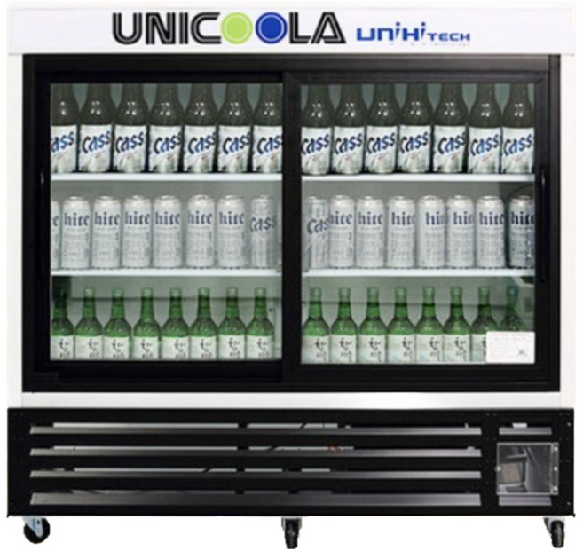 유니하이테크 업소용 수평 냉장쇼케이스 UN-400HR, 단품