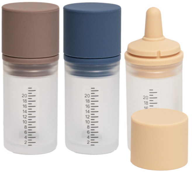 도리도리 국산 프리미엄 실리콘 약병 3P 1set, 단품