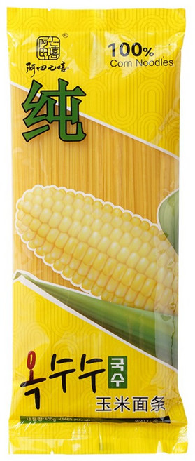 진위성 아전칠희 웰빙 100% 옥수수면 국수 온면 마라탕 훠꿔, 400g, 2개, 일반