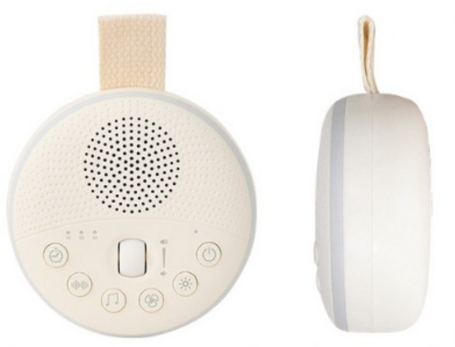 아이백 i100 굿잠 아기 43가지 멜로디 백색소음기 신생아 꿀잠 수면교육, 아이보리, 1개