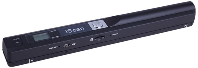 휴대용스캐너 업무 학습용 출장 용이 펜스캐너 컬러스캔, iScan 블랙