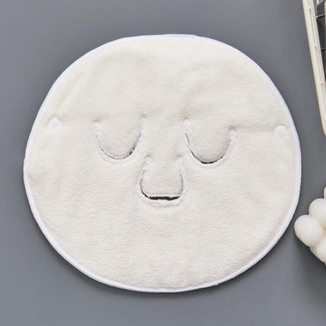 트레이드미 얼굴 냉온 찜질 스팀 수건 타올 50g 모조 벨벳, 1개