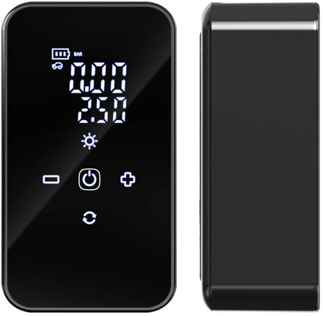 카토 무선 차량용 타이어 공기주입기 디지털 자동 에어펌프 멀티 스포츠볼 자전거 휴대용 비상용, 블랙, 1개