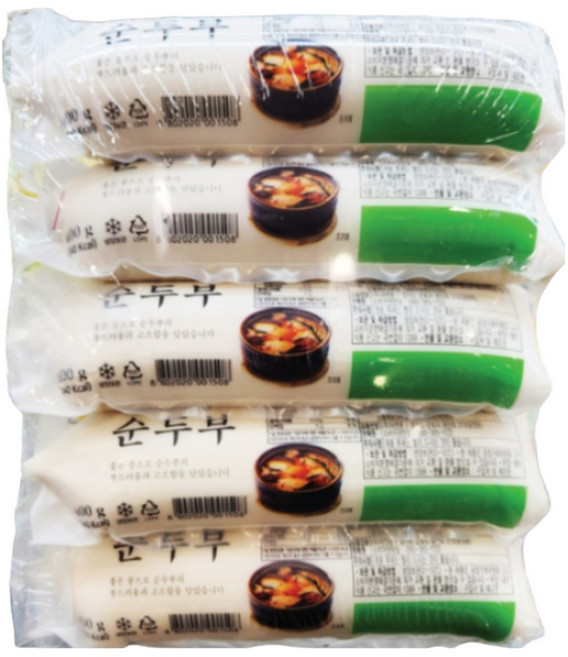 자연촌 순두부 2kg_아이스박스포장, 400g, 5개