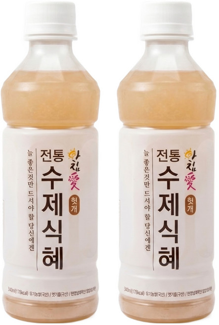시원한 전통음료 국산 수제 식혜 340ml, 5개