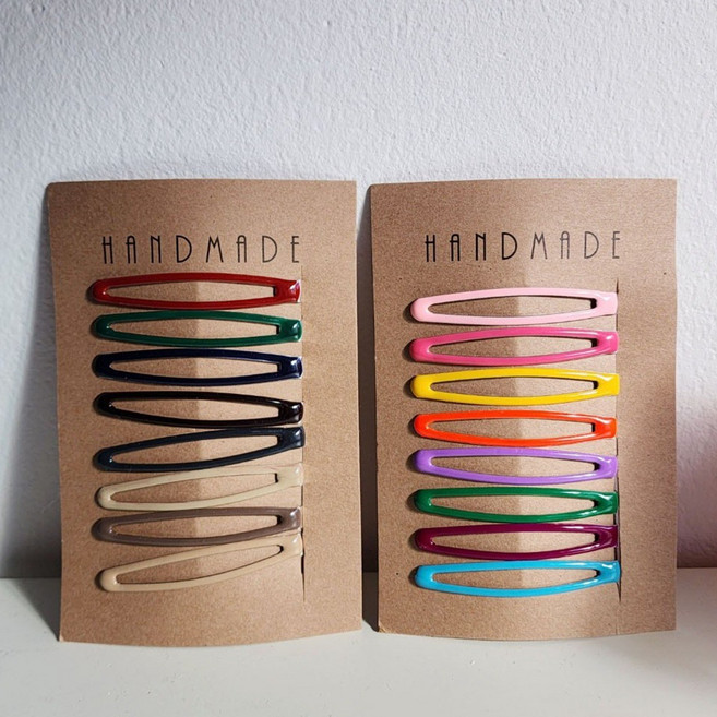 쭌쥬니네 컬러풀 젤리 똑딱핀 세트 16p 국내제작