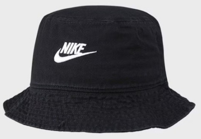 나이키 남녀공용 버킷햇 블랙 벙거지 사파리 모자 데일리 워시드 햇 큰사이즈 무지 모자