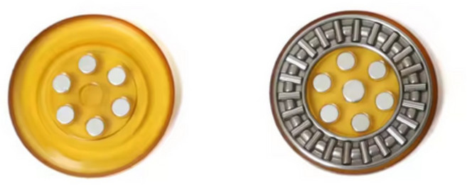 EDC 앰버 PEI 스트레스 완화 코인 성인용 휴대용 감각 장난감 자폐증 스트레스 완화 장난감 ADHD 불안 완화 핸드 스피너 성인 선물, 1개, pei 소재