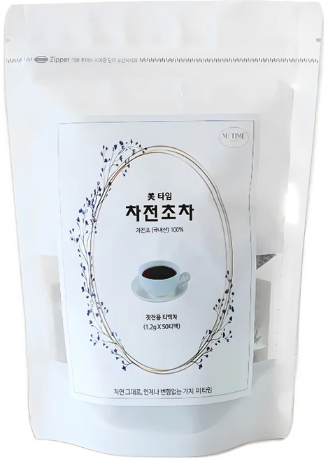 미타임 질경이 차전초차 티백차 PLA 티백, 1개, 50개입, 1.2g - 쿠팡