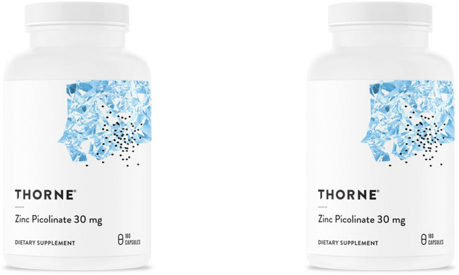 쏜리서치 아연 피콜리네이트 30mg 캡슐, 180정, 2개